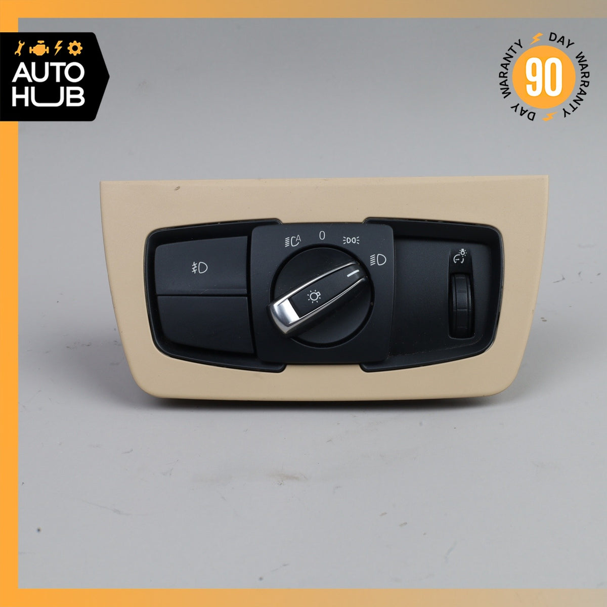 12-18 BMW F30 330e 335i M3 Headlight Fog Light Switch Control Module w/ Trim OEM - photo 2