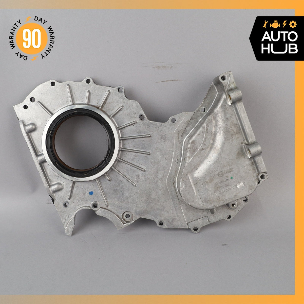 Porsche Cayenne 958 VR6 3.6L Engine Motor Lower Timing Cover OEM - photo 1