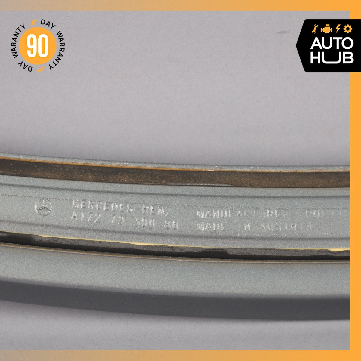 12-20 Mercedes R172 SLK350 SLK250 Trunk Lid Molding Trim Spoiler Wing OEM 86k - photo 17