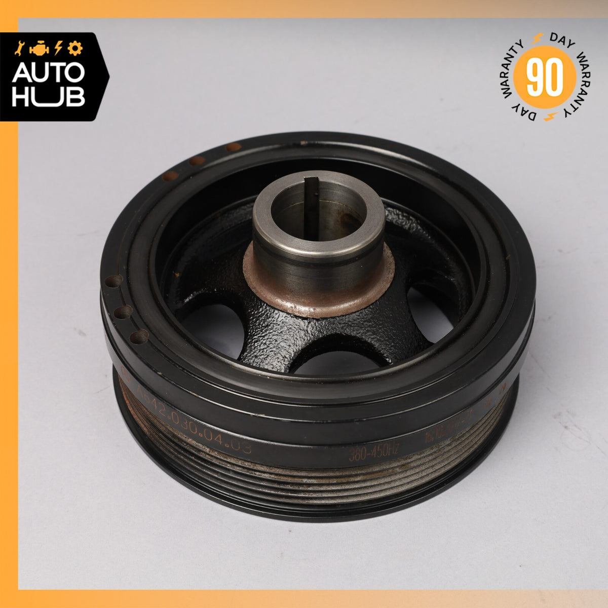 Mercedes W211 E320 BlueTec Diesel Engine Motor Crankshaft Vibration Damper OEM - photo 1