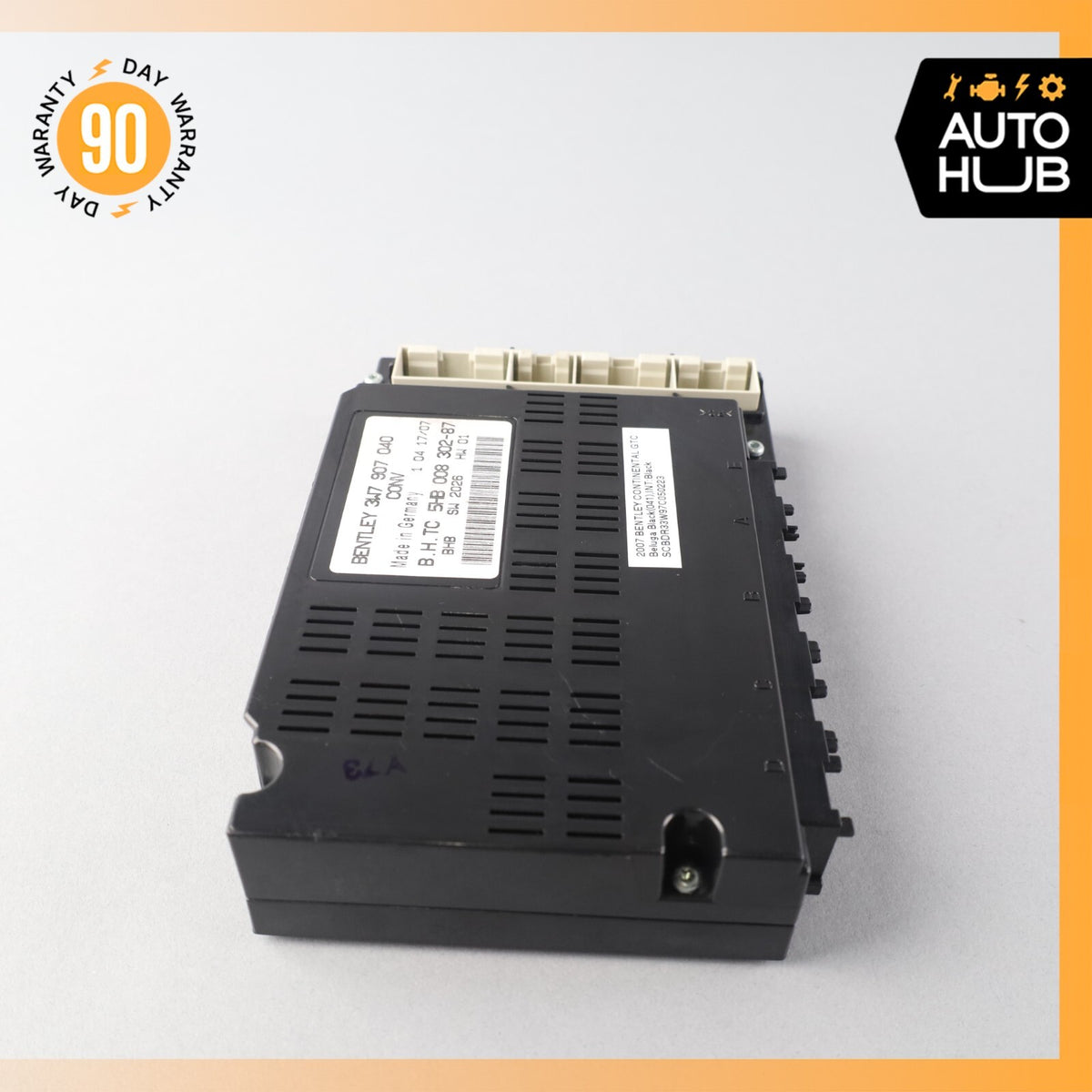 03-13 Bentley Continental GTC GT AC A/C Heater Control Module OEM 62k - photo 5