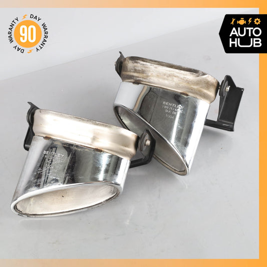 Bentley Continental GTC GT Exhaust Muffler Tips Left and Right Set OEM - photo 1