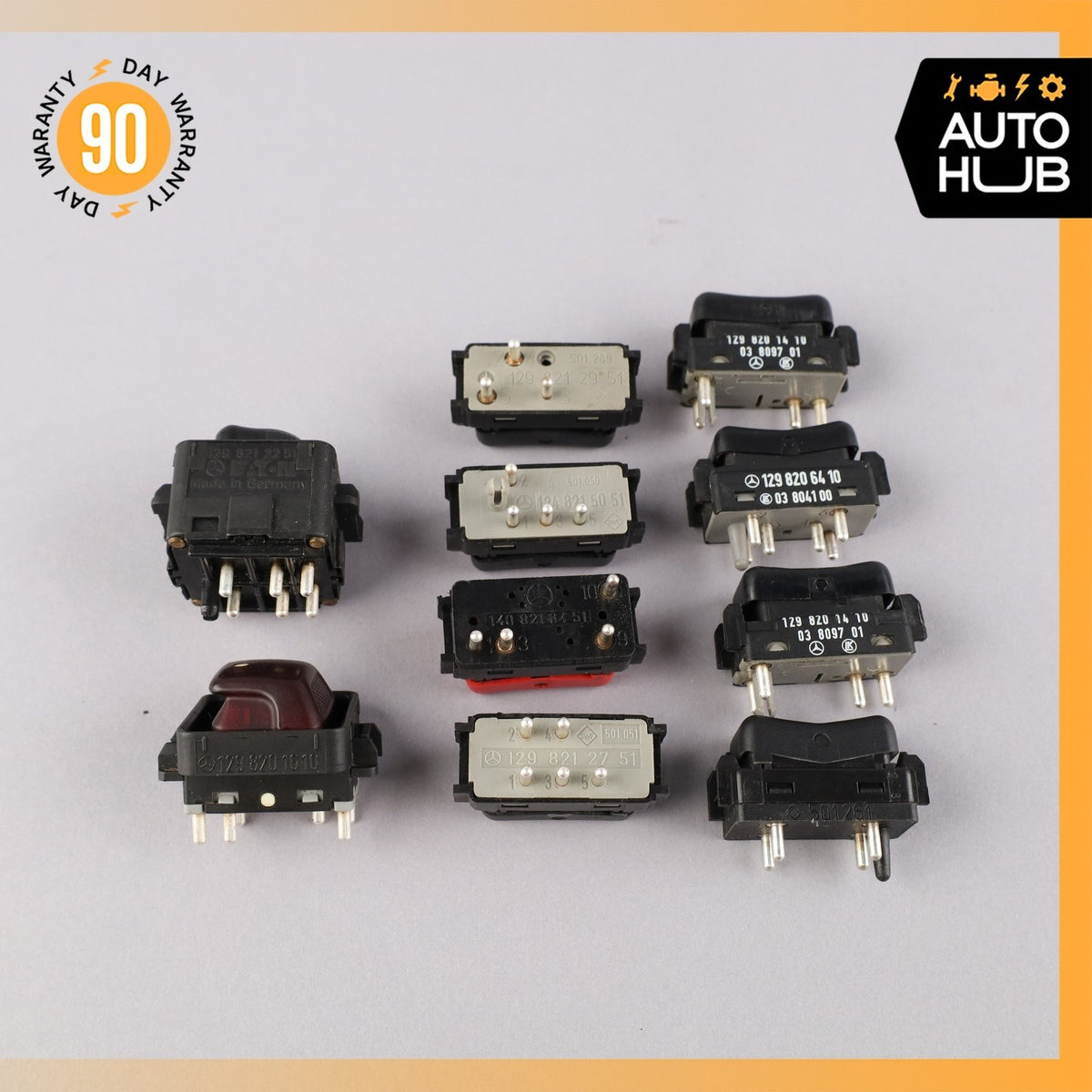 Mercedes R129 SL500 SL320 Center Console Control Switch Buttons Set OEM - photo 9