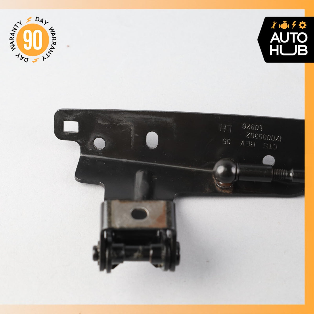 04-09 Cadillac XLR Left Side Convertible Decklid Hinge Bracket Linkage OEM - photo 6