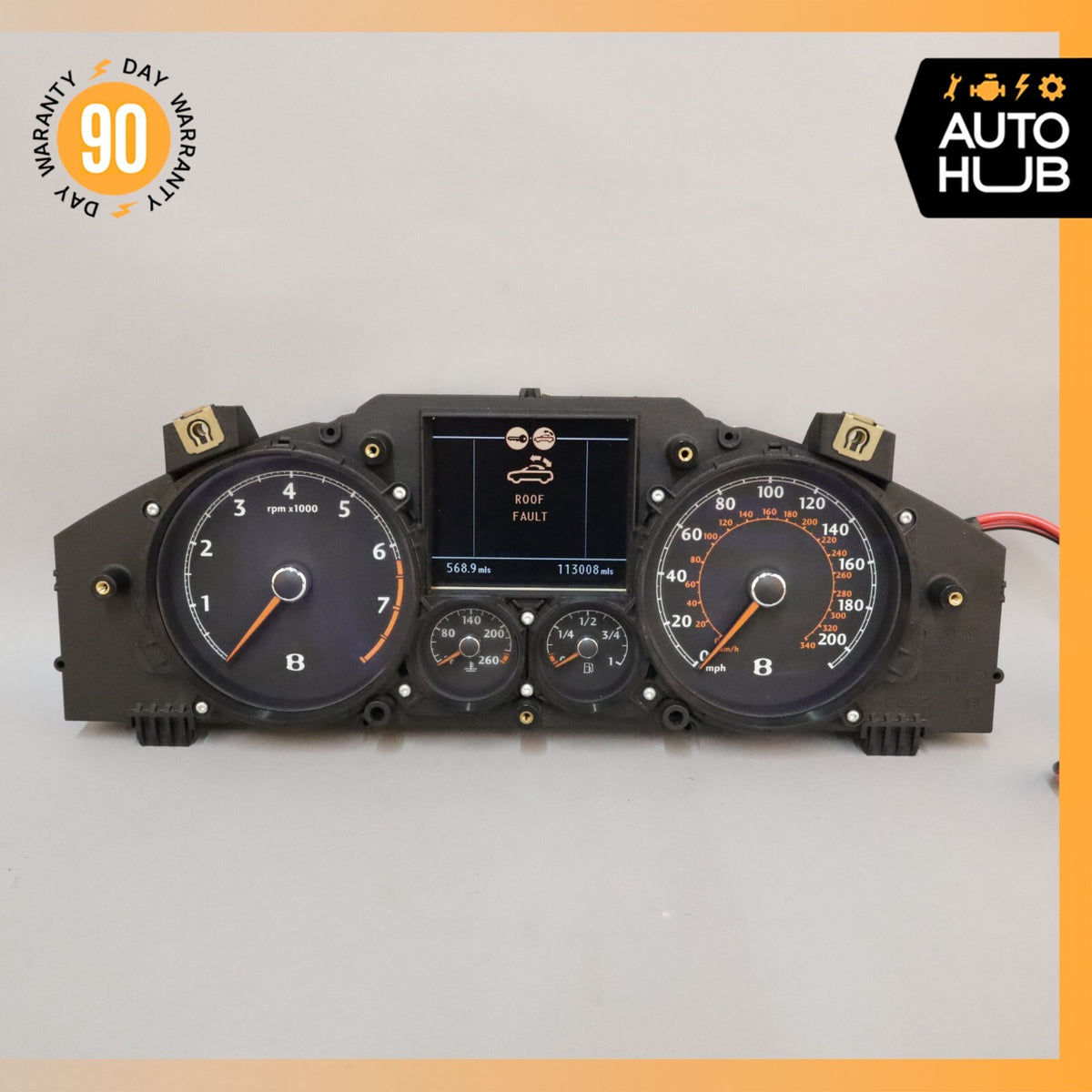 2007 Bentley Continental GTC Convertible Instrument Cluster Speedometer OEM 113k - photo 4