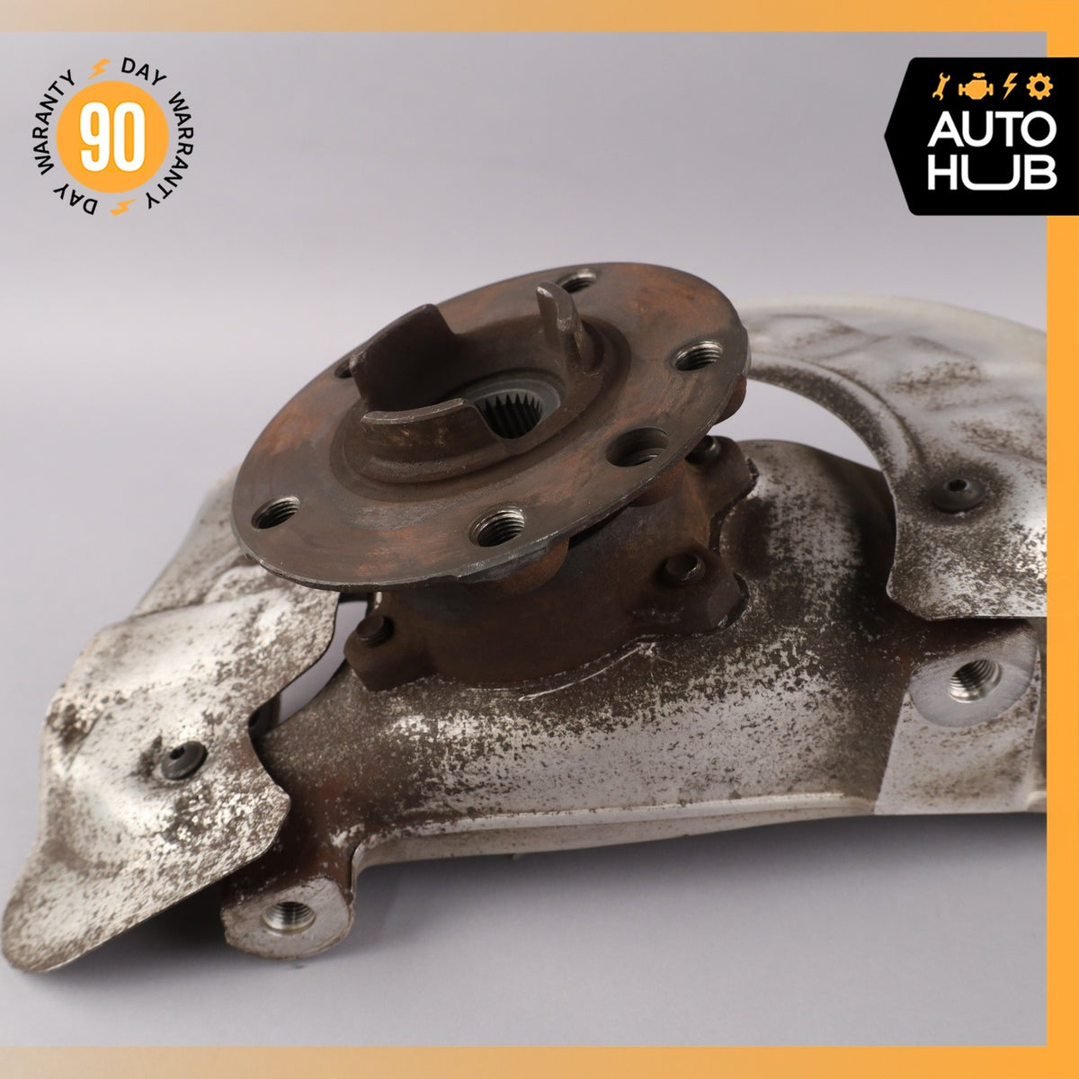 11-18 Porsche Cayenne 958 Front Right Knuckle Spindle 7P0615312B OEM - photo 8