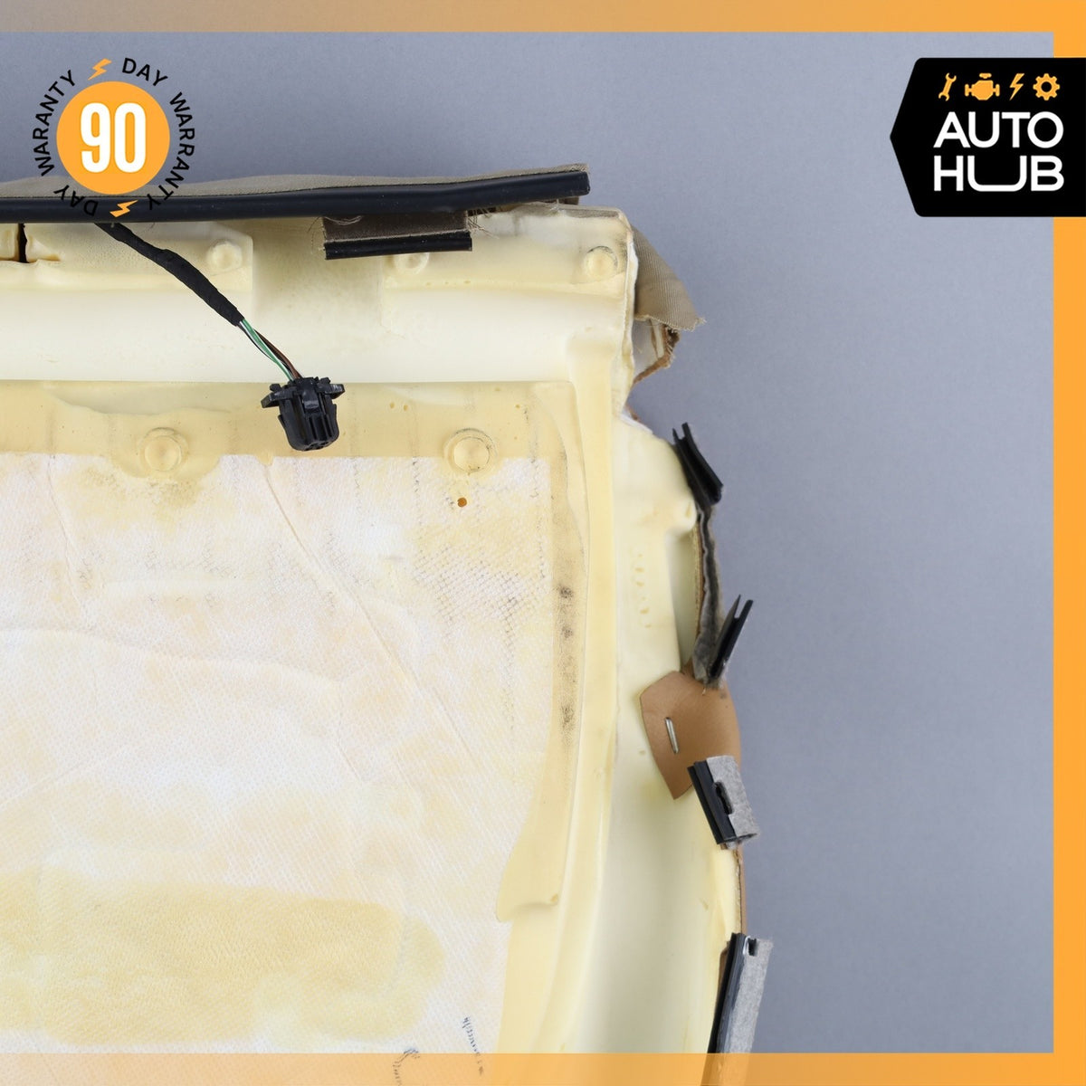 05-10 Porsche Cayenne 955 Front Right Side Seat Lower Cushion Leather Beige OEM - photo 19