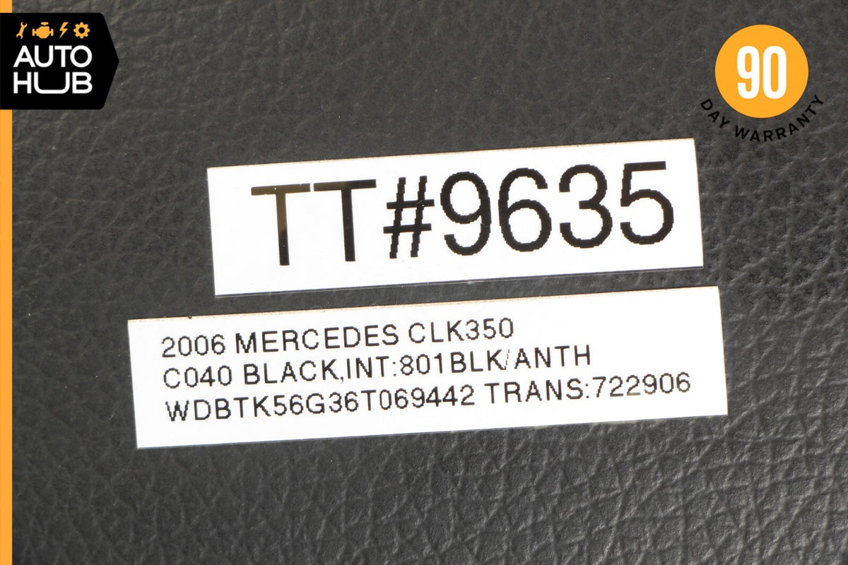 06-09 Mercedes W209 CLK350 CLK500 Front Left / Right Seat Headrest Head Rest OEM - photo 11