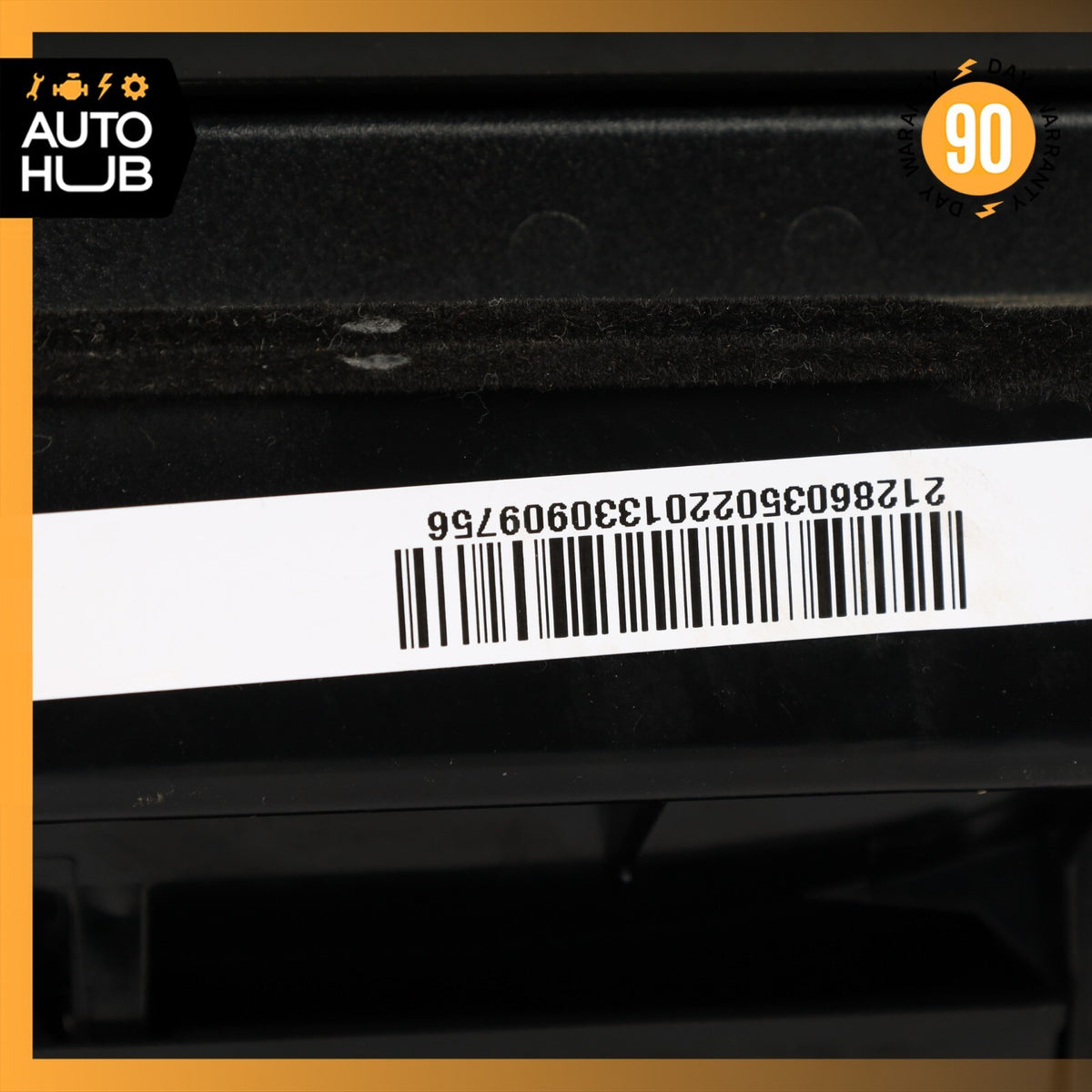 10-16 Mercedes W212 E400 CLS550 Right Side Under Seat Compartment Black OEM - photo 12