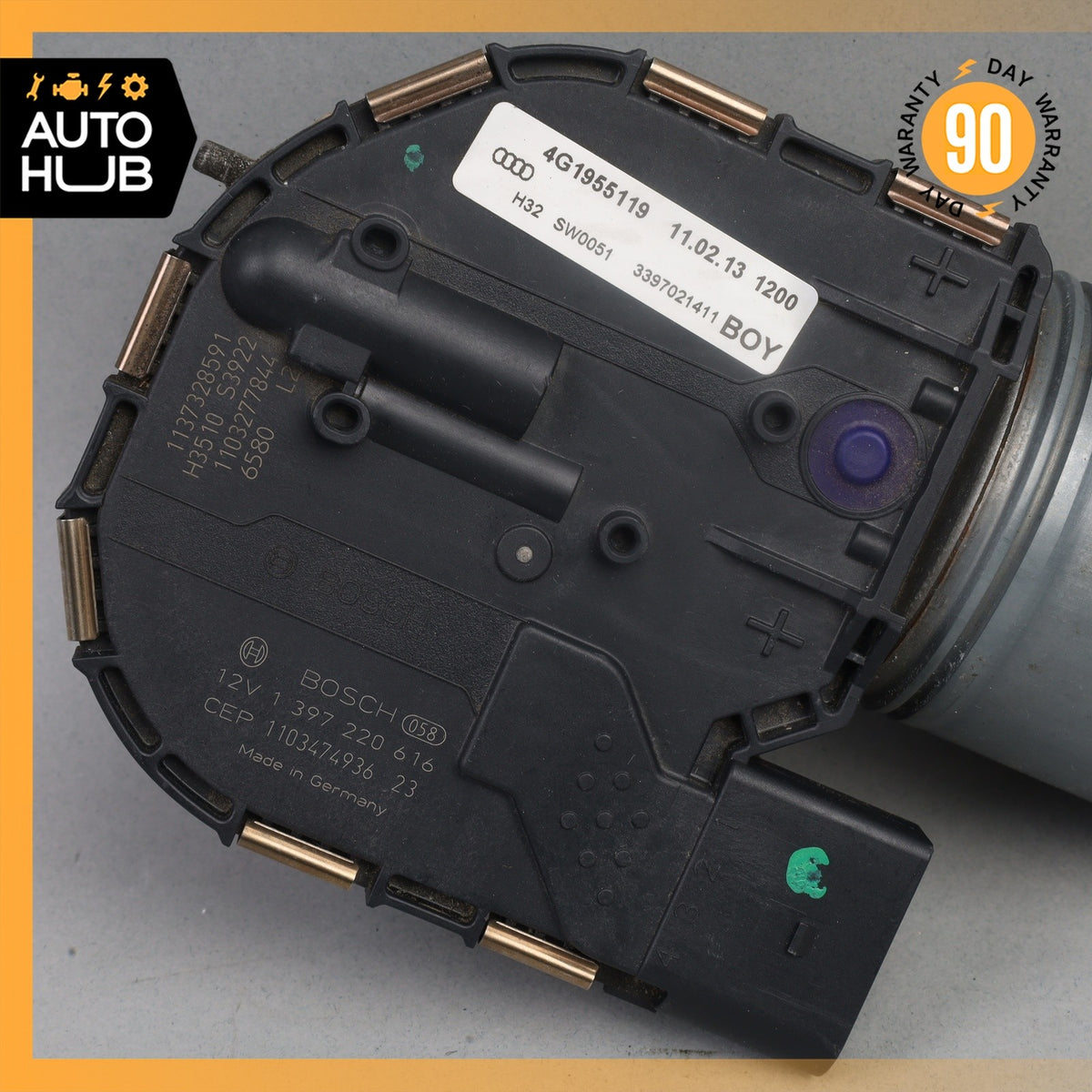 Audi 4G8 A7 S7 Front Windshield Wiper Adjustment Motor 4G1955119 OEM - photo 2