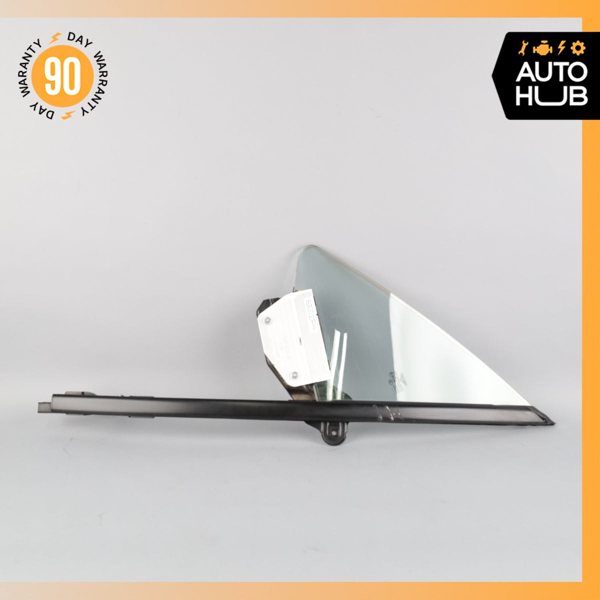 03-17 Bentley Continental GT Front Left Side Door Vent Window Glass OEM 56k - photo 2