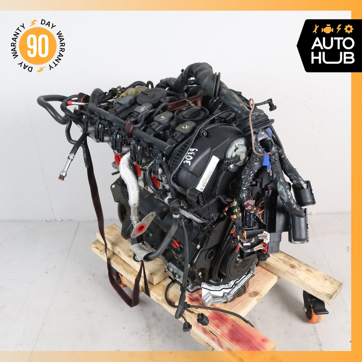 09-12 Audi B8 A5 A4 Q5 TT 2.0L L4 Engine Motor Assembly CAEB OEM 96k - photo 3