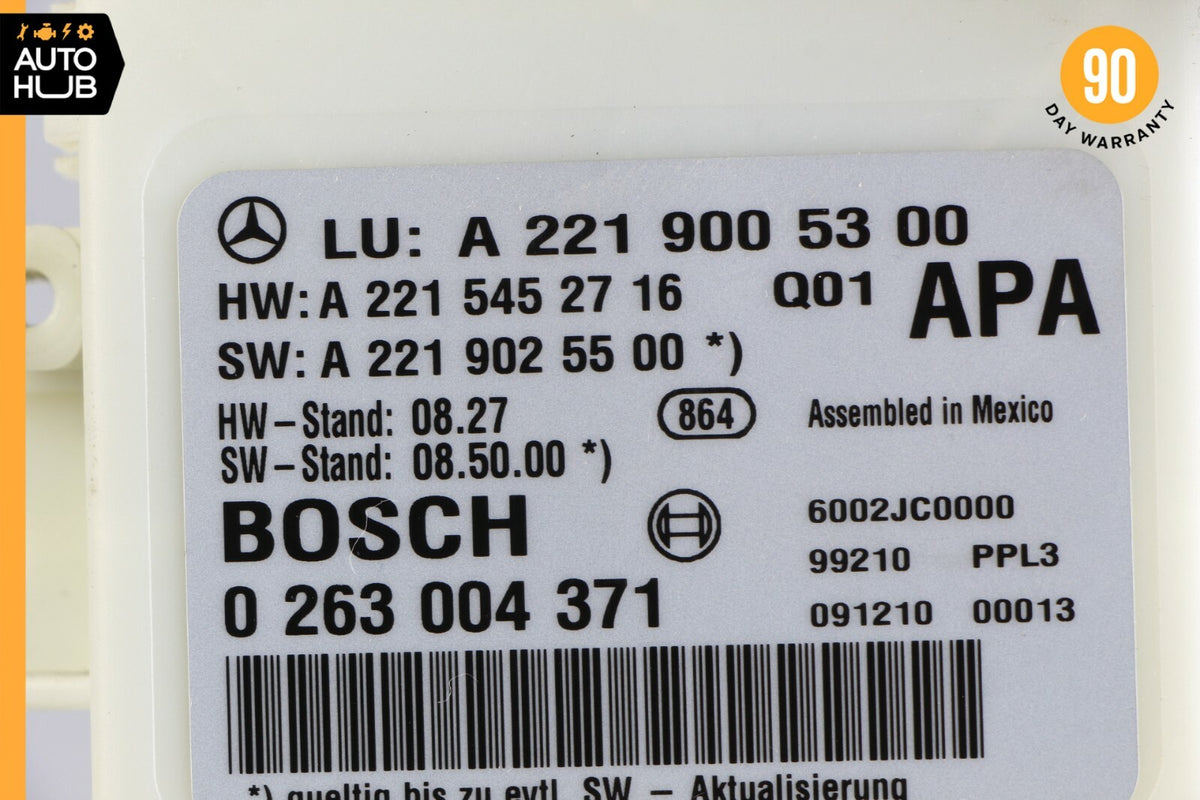 10-13 Mercedes W221 S550 S400 Park Assist Parktronic Sensor Module Control OEM - photo 9