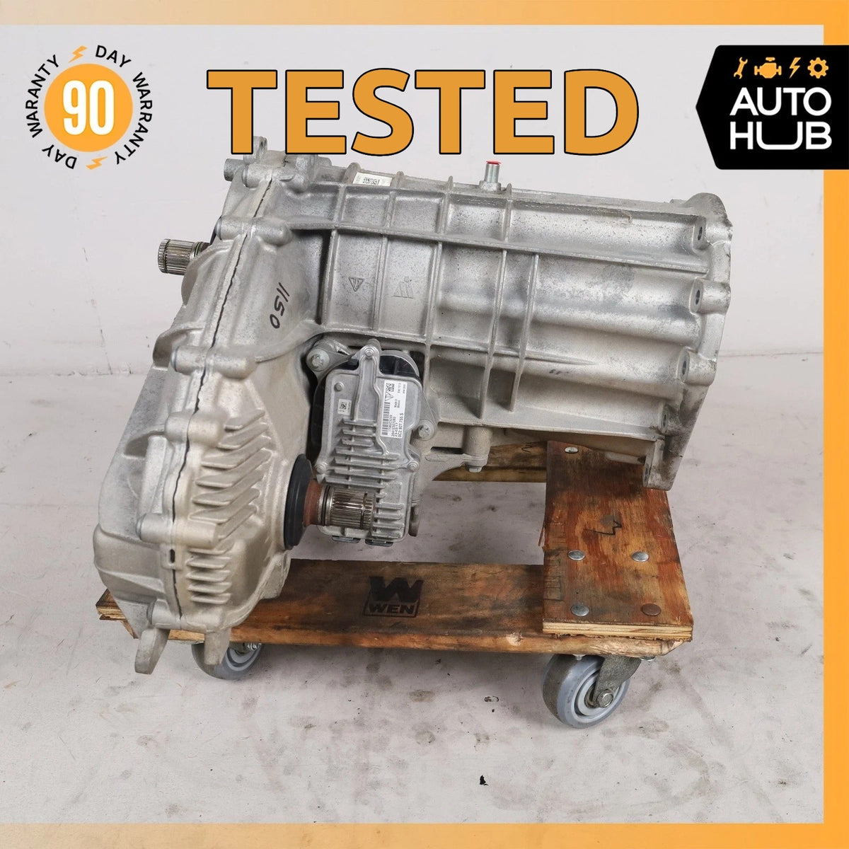 16-18 Porsche Cayenne 958 VR6 Transmission Transfer Case Gear Box w/ Module OEM - photo 1