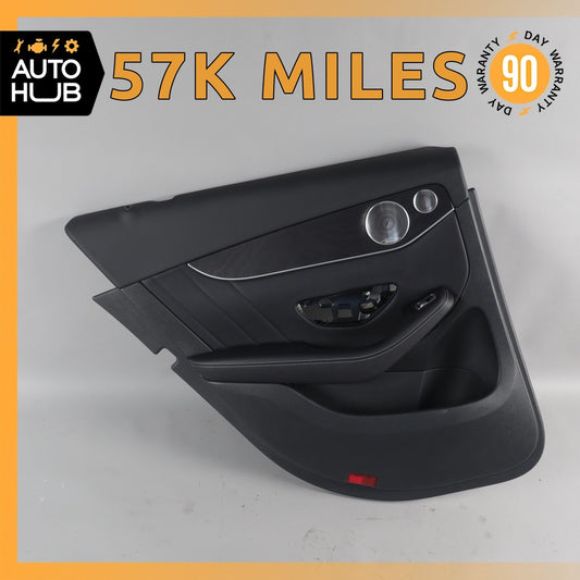 16-23 Mercedes X253 GLC300 GLC300e Rear Left Side Interior Door Panel OEM 57k - photo 1