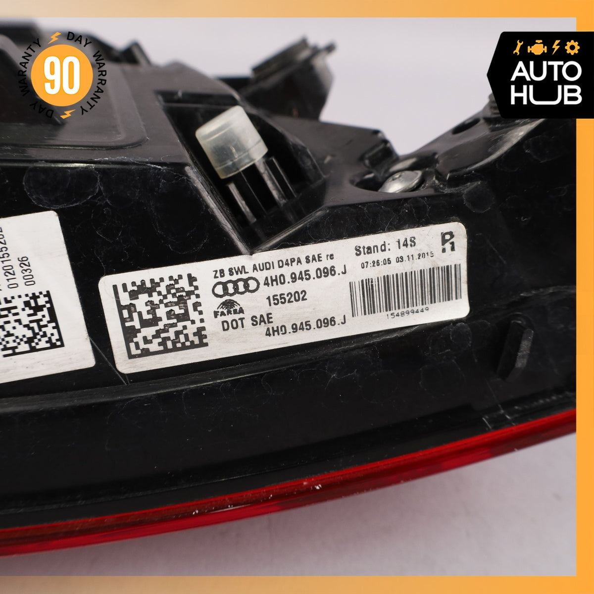 15-18 Audi D4 A8L Rear Right Side Outer Tail Light Lamp LED 4H0945096J OEM - photo 17