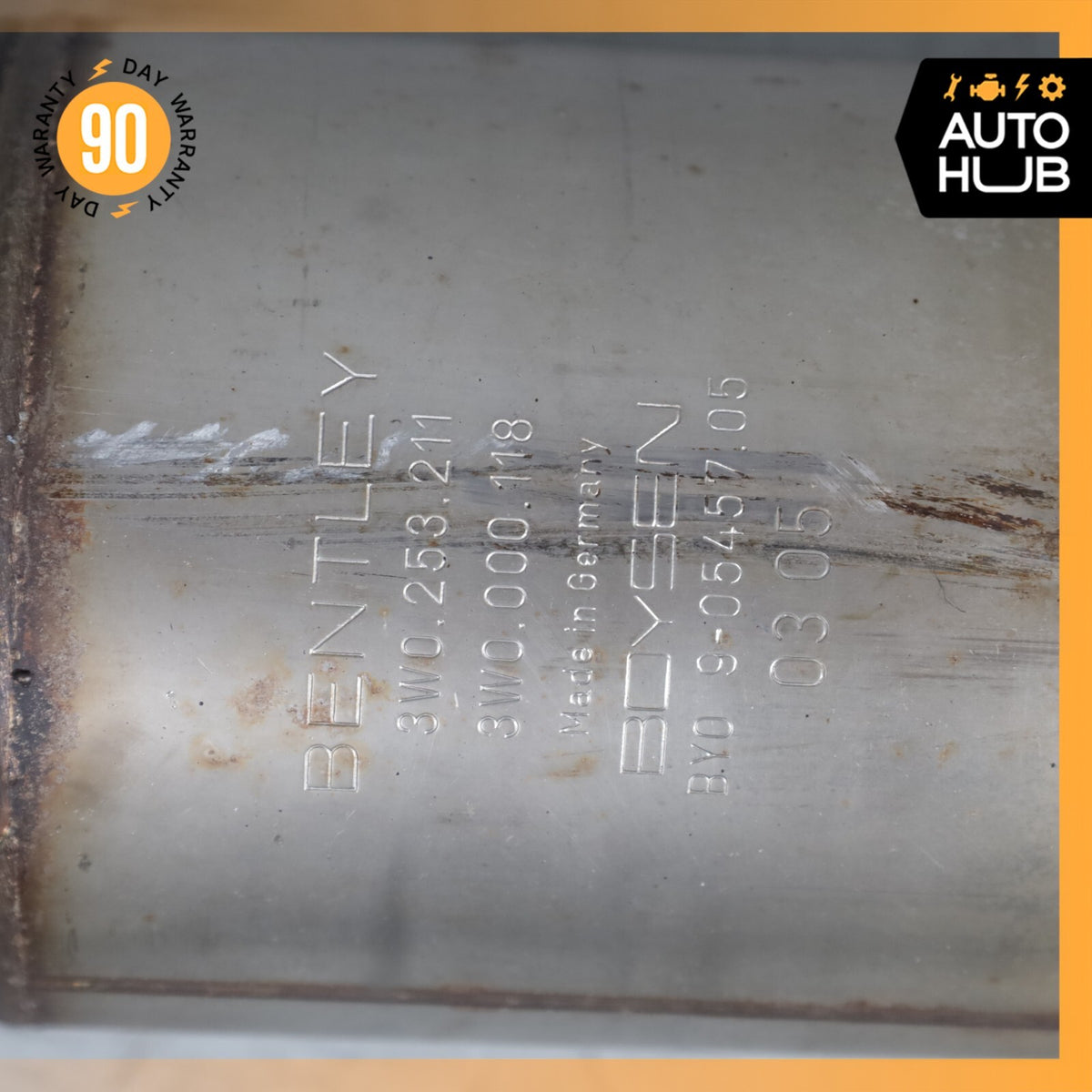 Bentley Continental GT 6.0L Middle Exhaust Downpipe Left & Right Side OEM 73k - photo 9