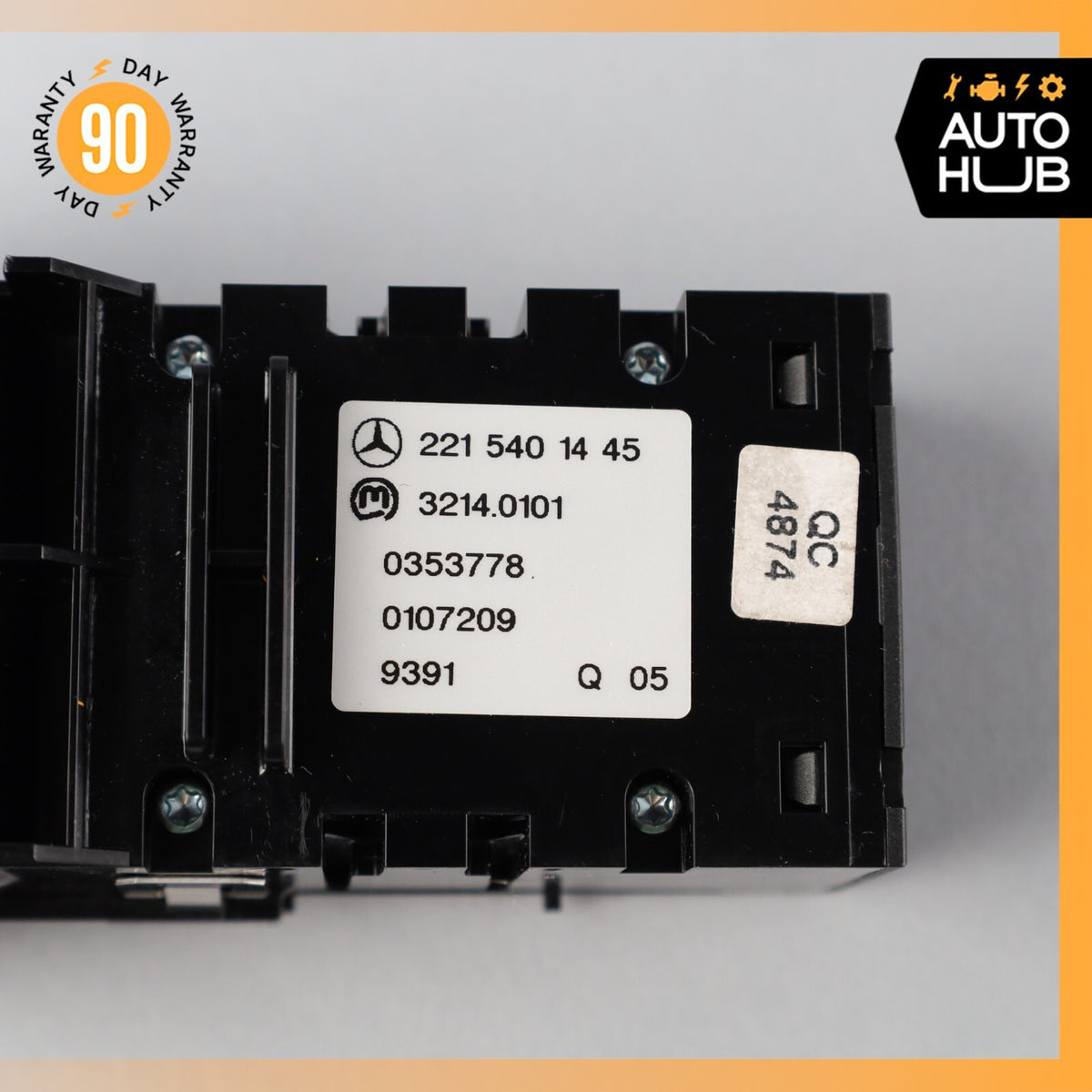 07-14 Mercedes W221 S400 S63 AMG CL550 S400 Electronic Parking Button Switch OEM - photo 7