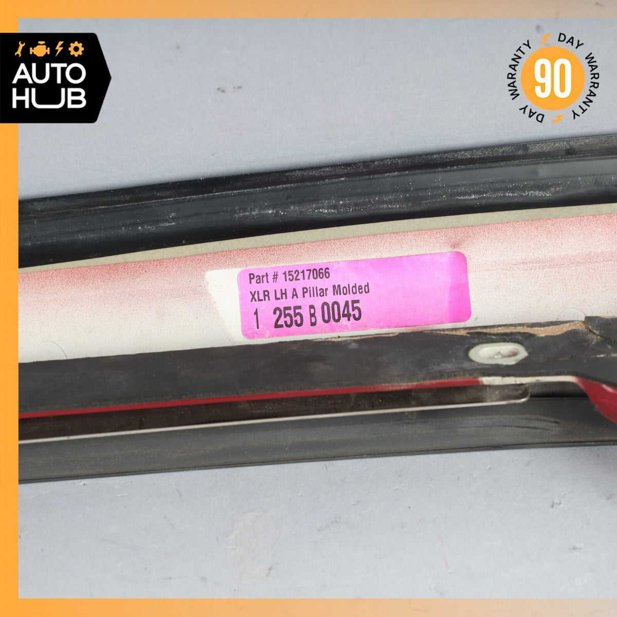 04-09 Cadillac XLR Front Left Driver Side Windshield A Pillar Molding Cover OEM - photo 10