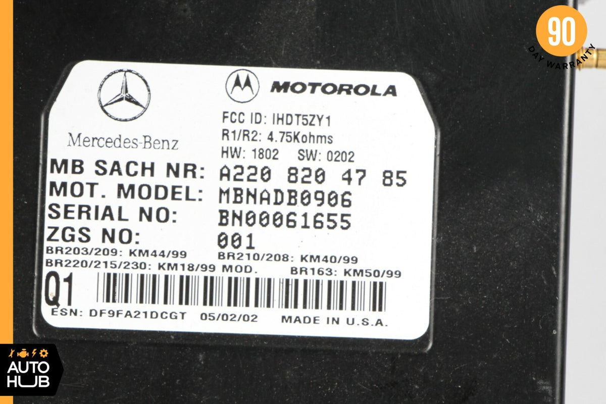 00-06 Mercedes W220 SL500 S500 CLK500 Voice Command Control Module OEM - photo 8