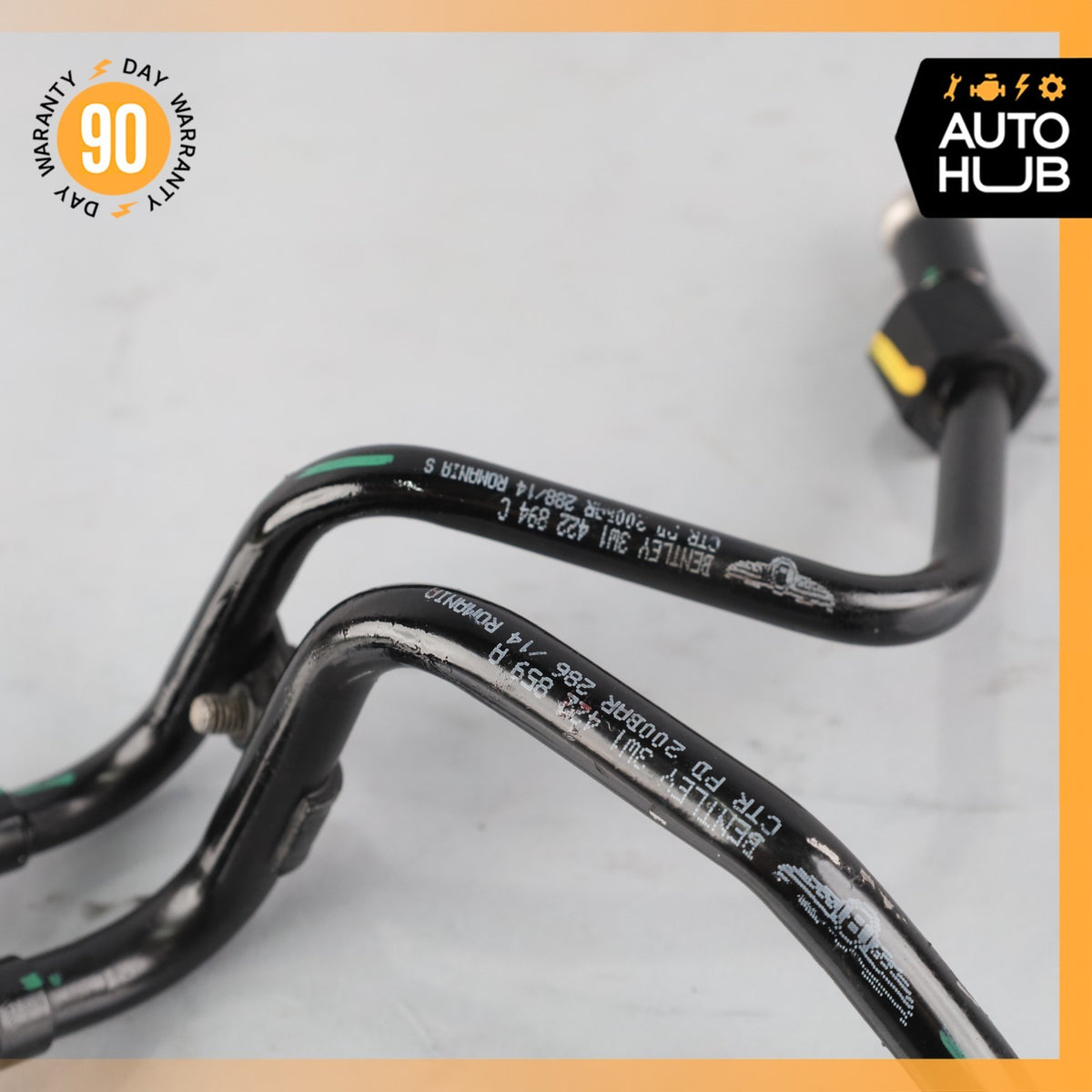 03-18 Bentley Continental GT GTC High Pressure Power Steering Hose Set OEM - photo 8