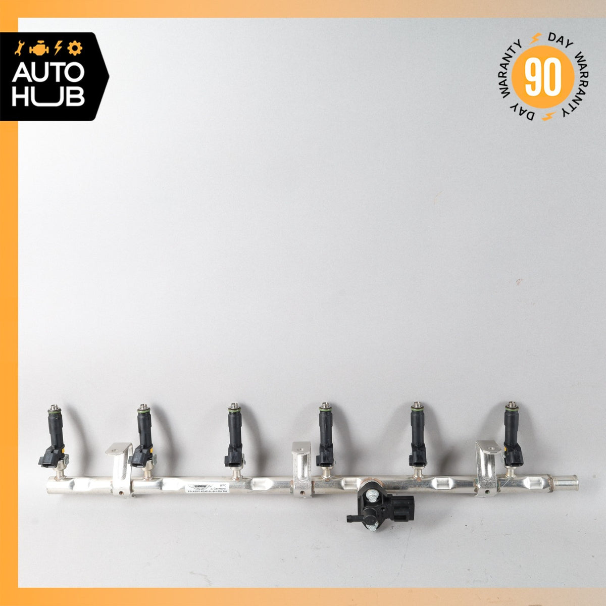 10-17 Aston Martin DB9 Rapide Left Side Fuel Injector Rail w/Injectors OEM - photo 2