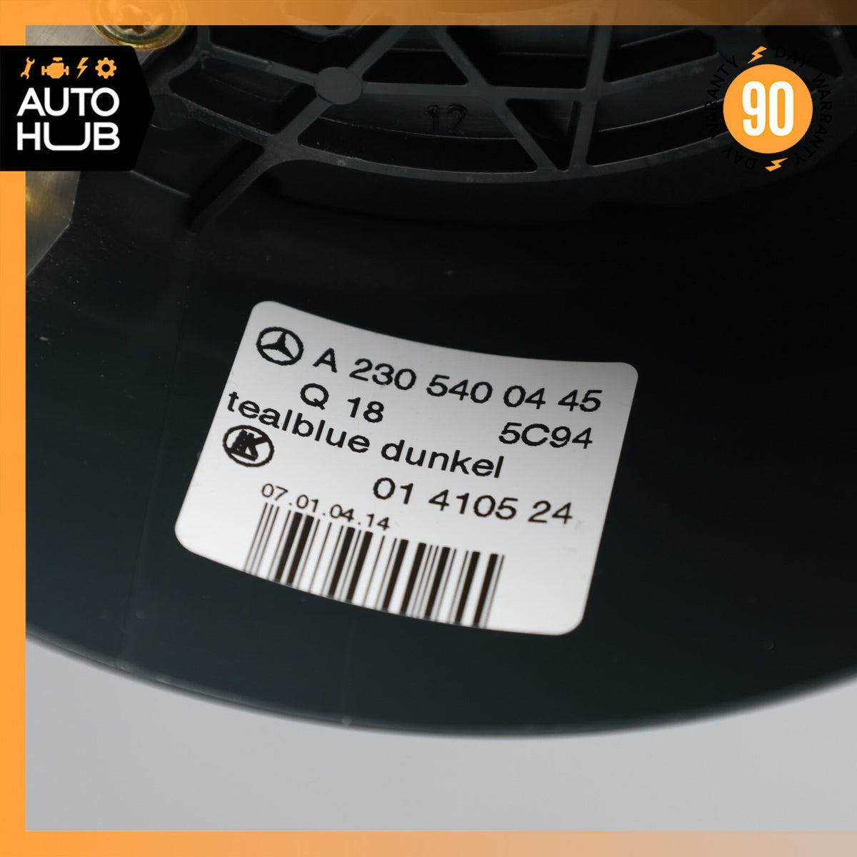 03-06 Mercedes R230 SL500 Steering Column Switch Clockspring Shroud Blue OEM - photo 11