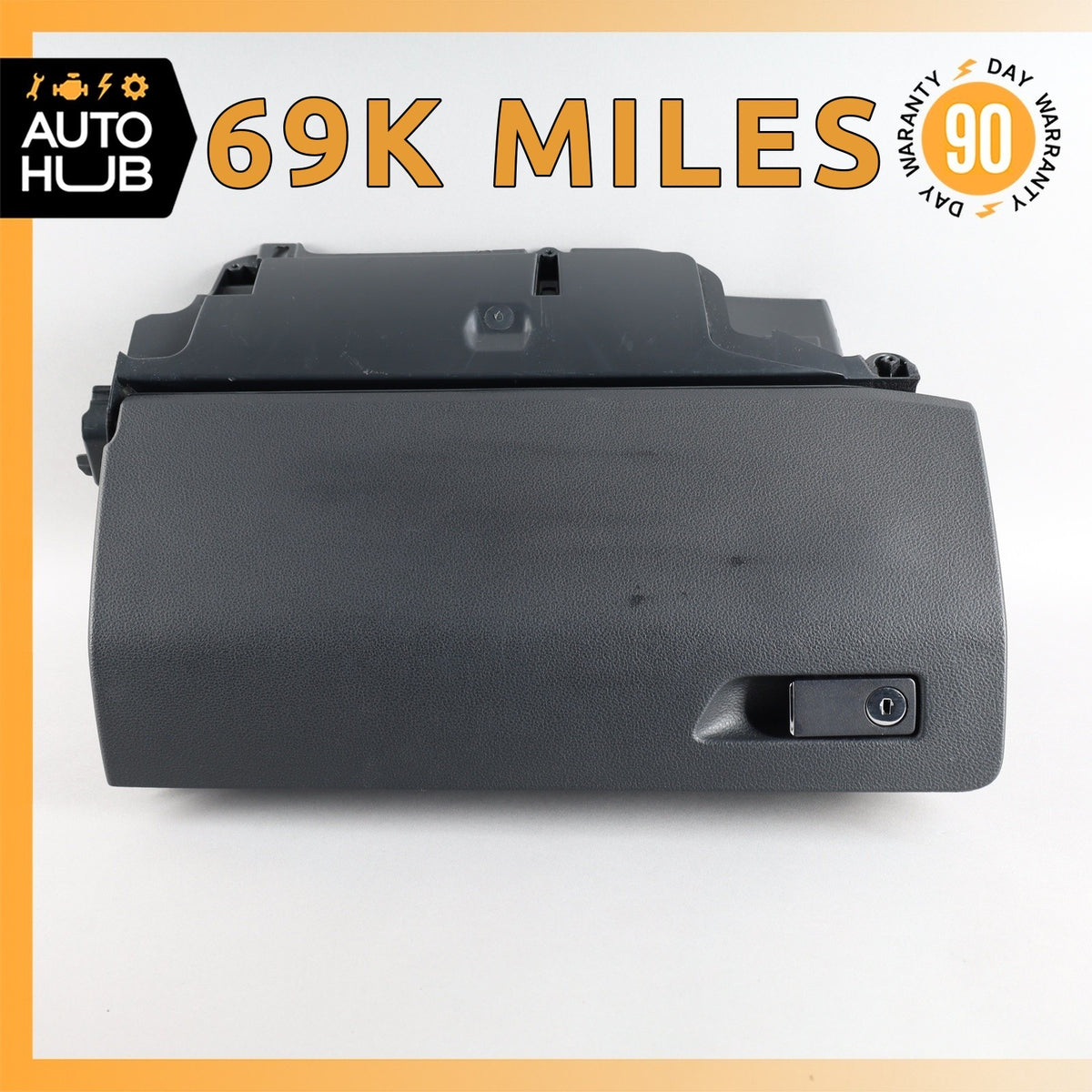 10-13 Mercedes W207 E350 E550 Dashboard Glove Box Compartment Black OEM - photo 1