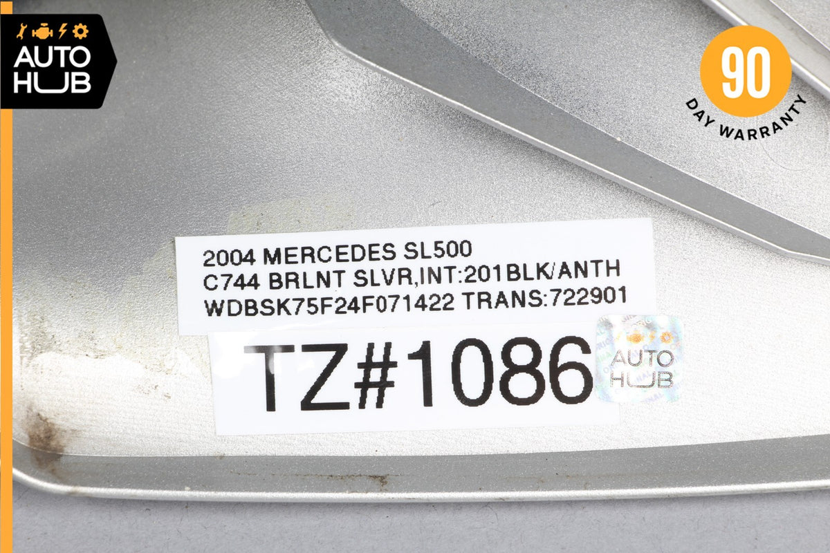 04-08 Mercedes R230 SL500 SL550 Right Side Rear View Door Mirror Silver OEM - photo 12