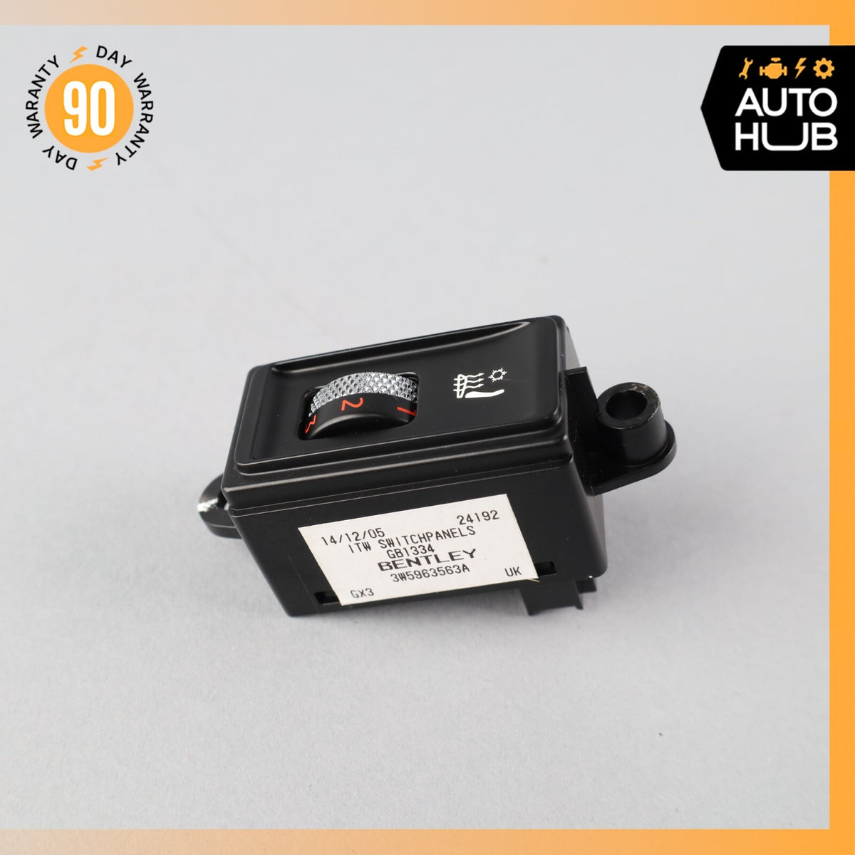 Bentley Continental Flying Spur Rear Left Seat Heating Control Switch OEM 67k - photo 3