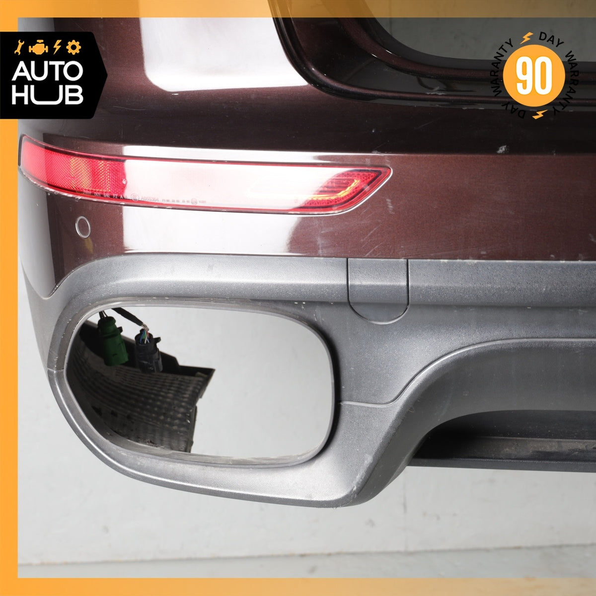 15-18 Porsche Cayenne 958 Rear Bumper Cover Brown OEM - photo 8