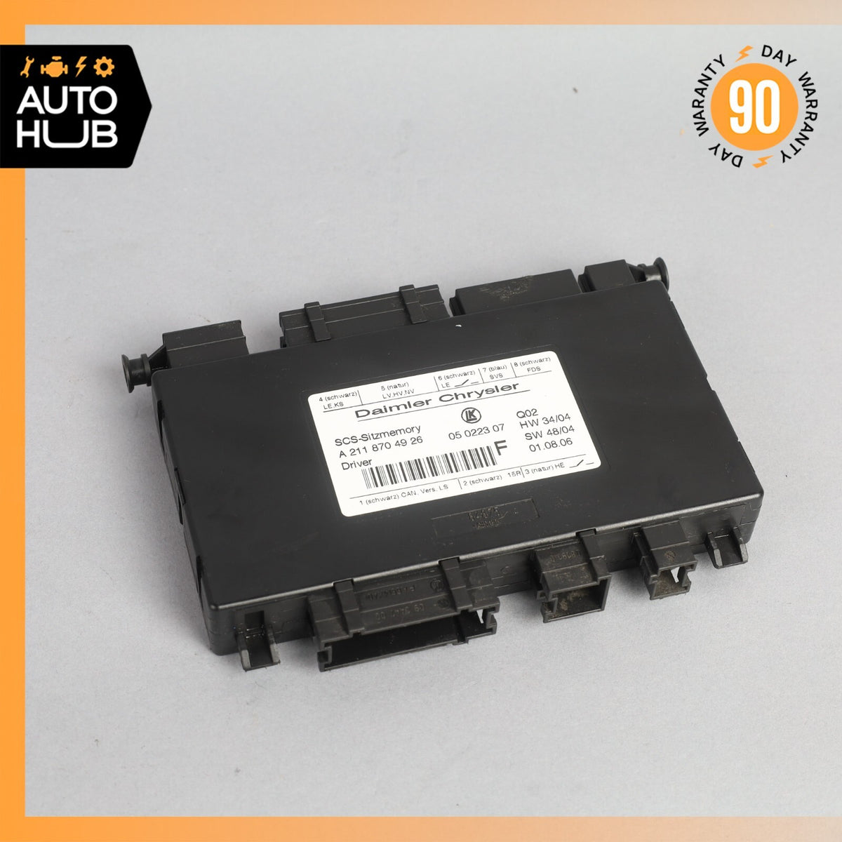 03-12 Mercedes X164 GL450 ML63 R350 SLK350 Seat Control Module Left Side OEM - photo 1