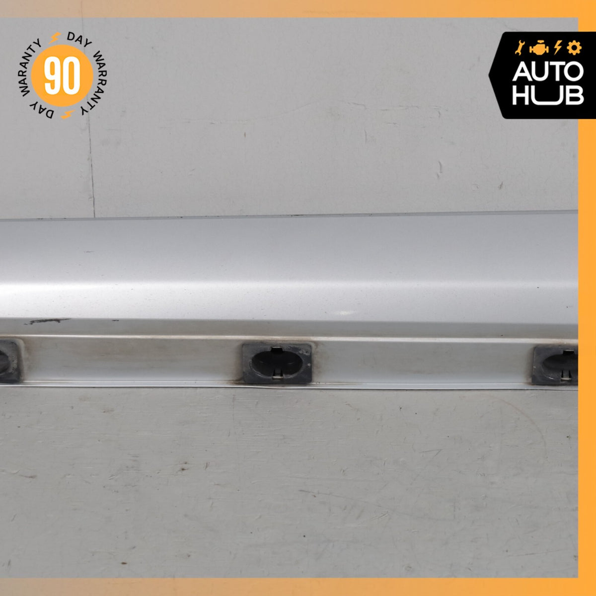 07-13 Mercedes W221 S550 S400 Left Side Skirt Rocker Panel Molding Silver OEM - photo 3
