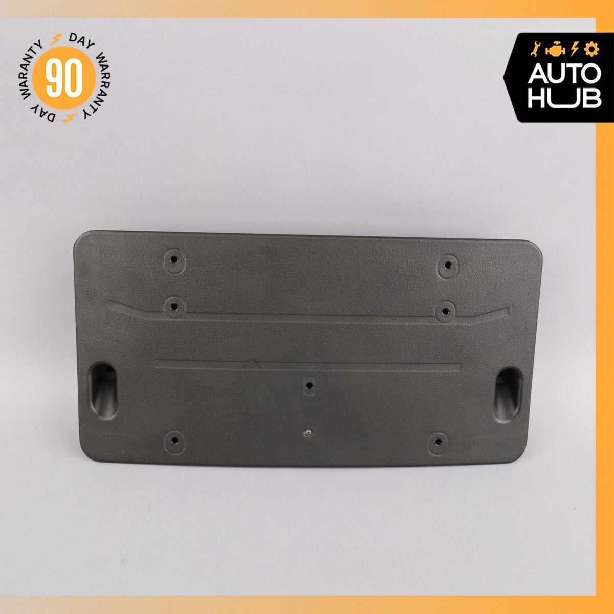 Mercedes W213 E300 E350 E63 Front Bumper License Plate Holder OEM - photo 2