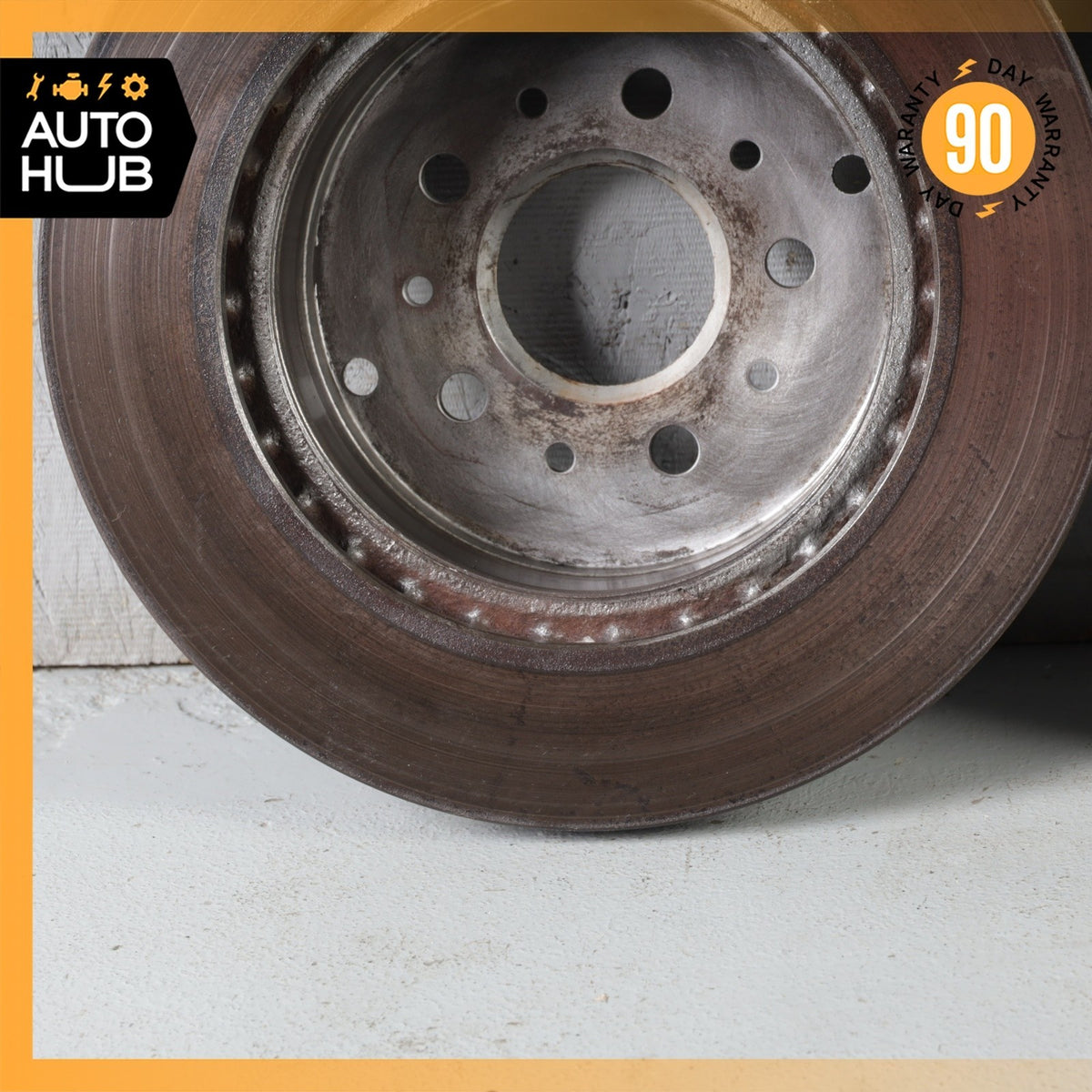 04-06 Maserati Quattroporte M139 Rear Brake Rotors Disc Left & Right Set OEM 84k - photo 10