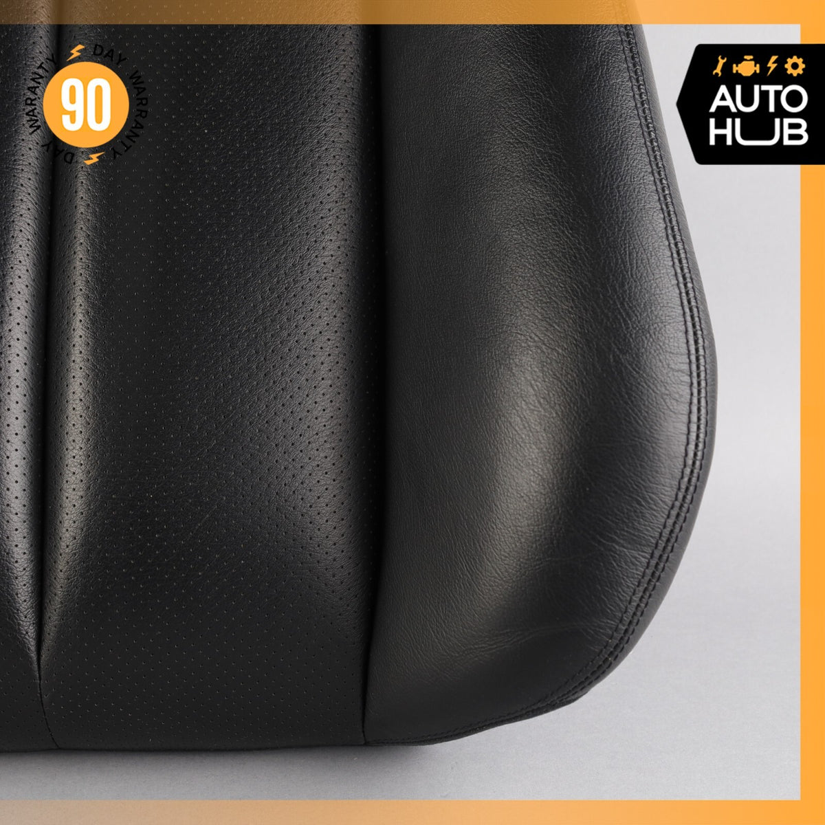 90-95 Mercedes R129 SL600 300SL Right Side Top Upper Seat Cushion Black OEM - photo 5