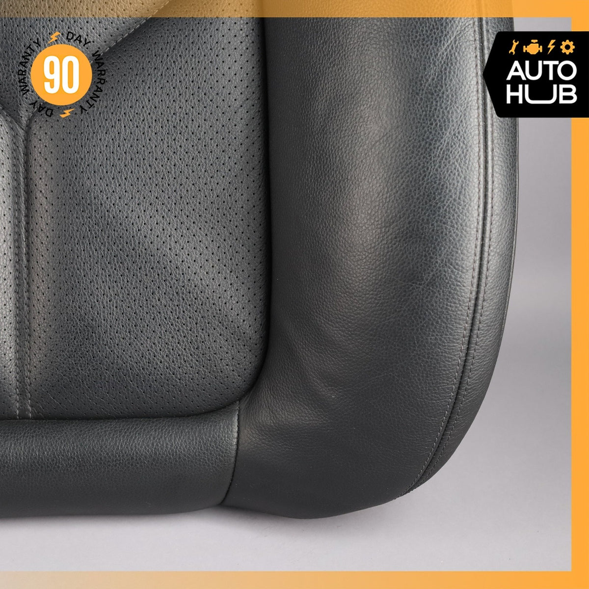 11-18 Porsche Cayenne 958 Front Right Side Seat Upper Cushion Black OEM - photo 5