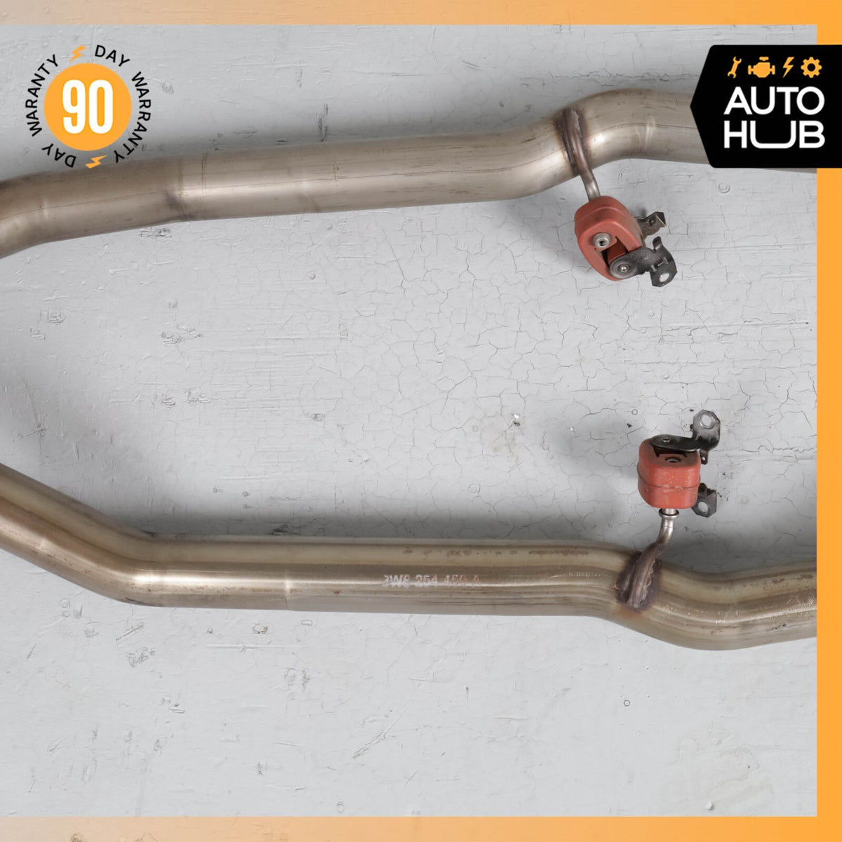 Bentley Continental GT 6.0L Middle Exhaust Downpipe Left & Right Side OEM 56k - photo 10