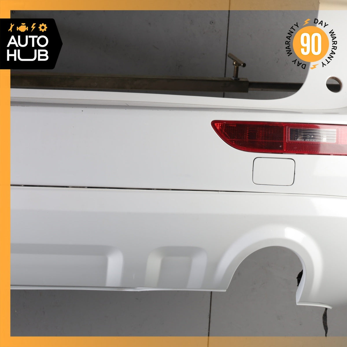 09-17 Audi 8R Q5 Rear Bumper Cover Assembly White OEM - photo 3