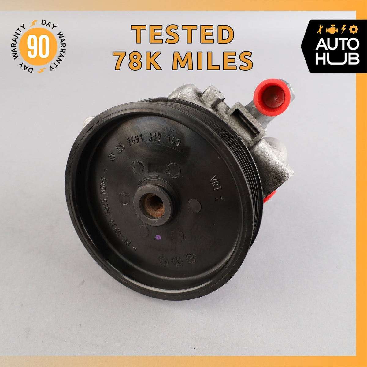 12-14 Mercedes W204 C250 M271 Power Steering Pump 0064663601 OEM 78k - photo 1