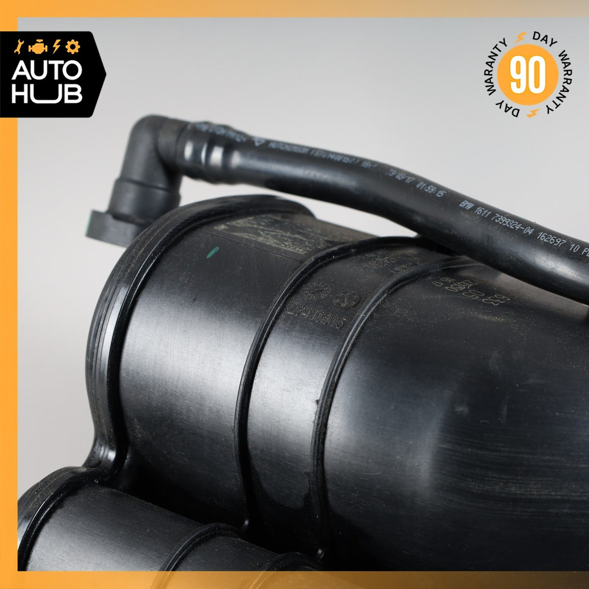 BMW F30 330e Hybrid Fuel Evap Vapor Charcoal Canister 7387633 OEM 54k - photo 4