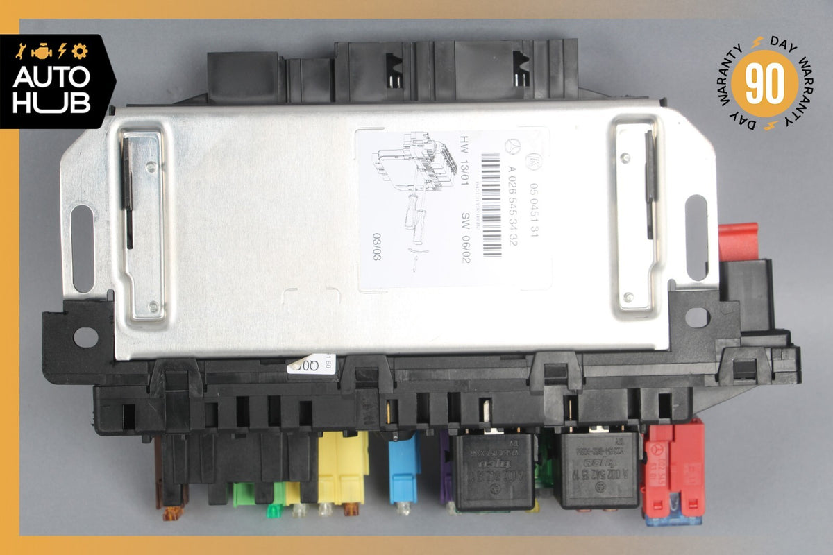 03-12 Mercedes R230 SL500 SL55 AMG SL550 Rear SAM Fuse Box Relay Module OEM - photo 1