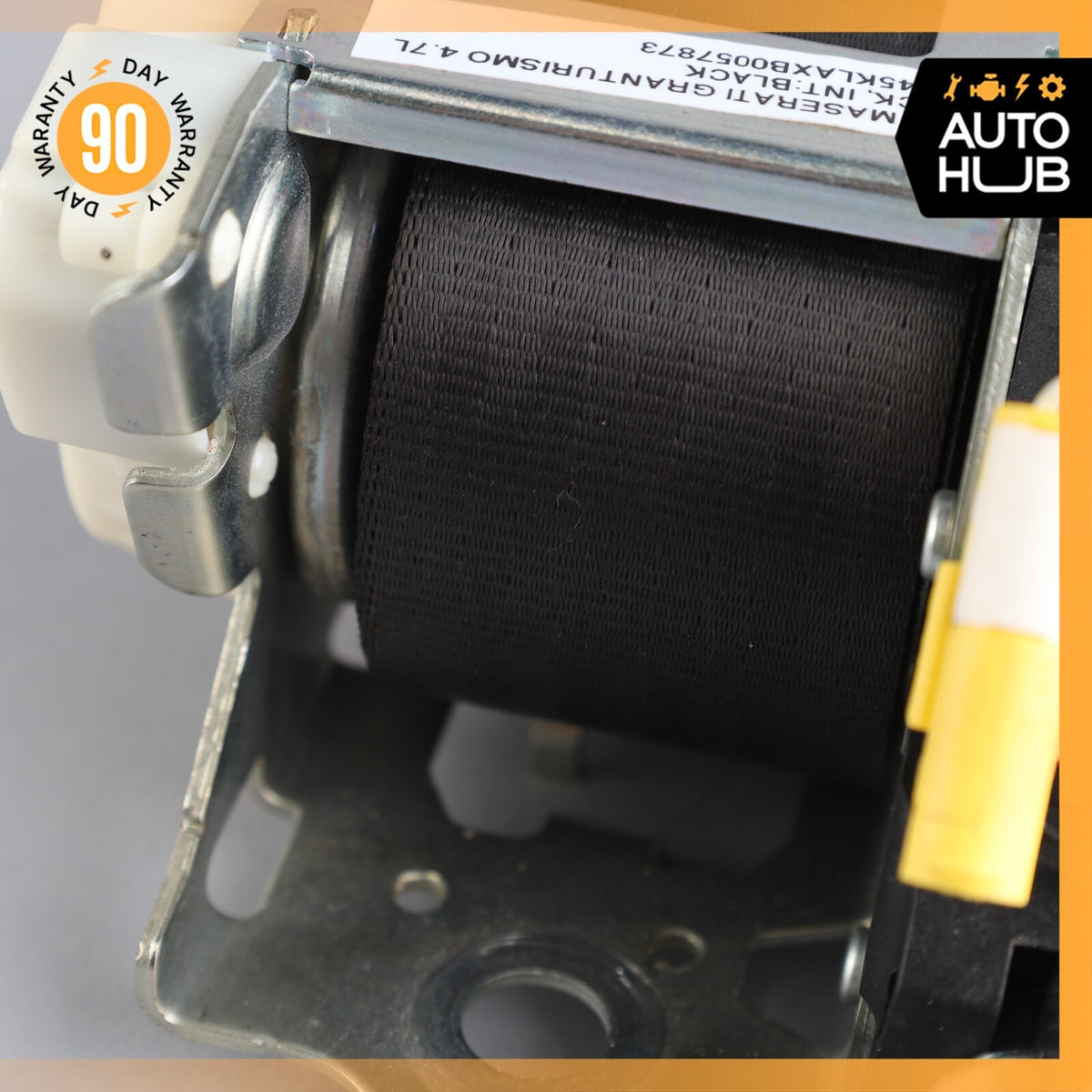 08-19 Maserati GranTurismo M145 Rear Left Driver Side Seat Belt Black OEM 56k - photo 19