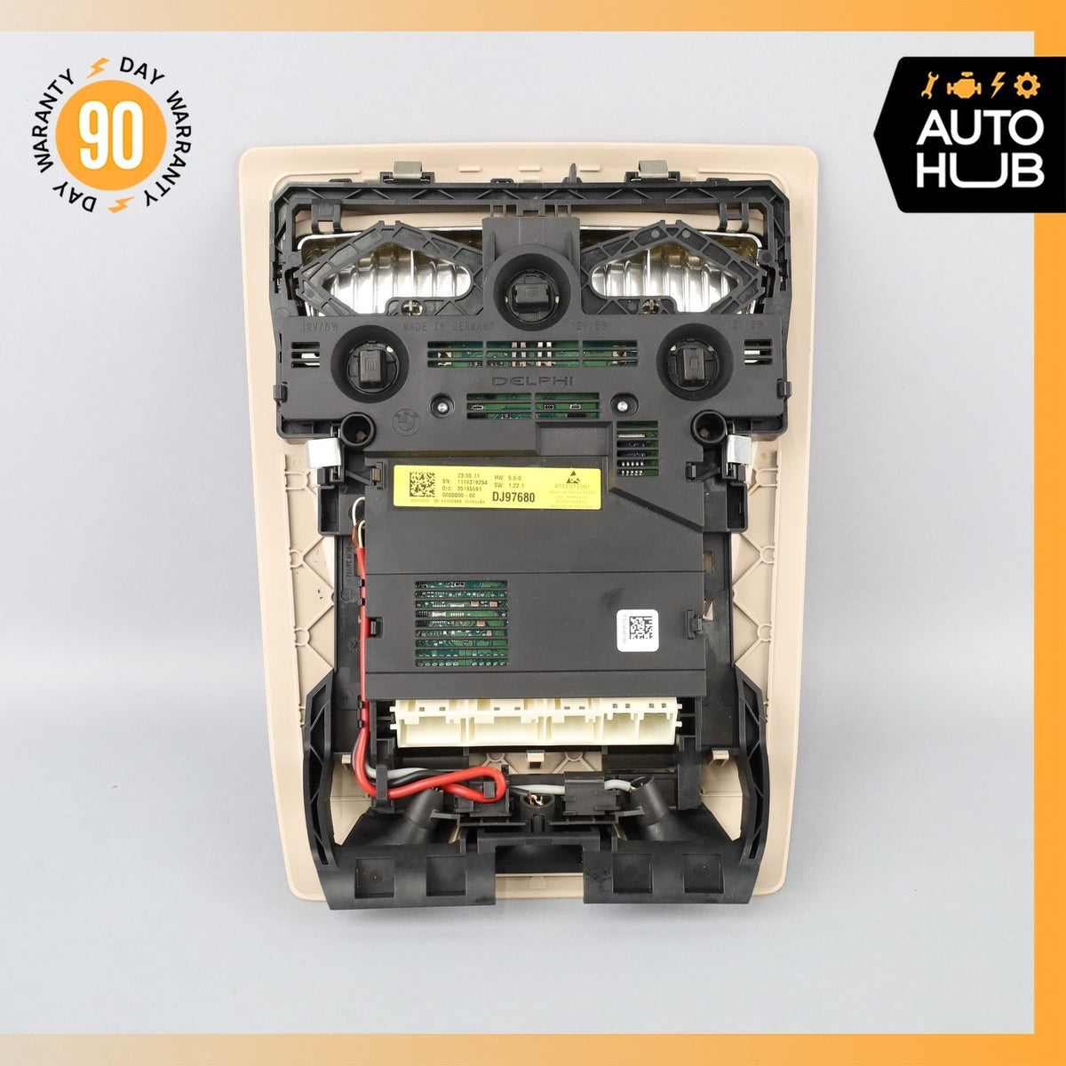 09-17 BMW F10 528i 750Li Front Overhead Dome Light Lamp Sunroof Switch OEM - photo 14