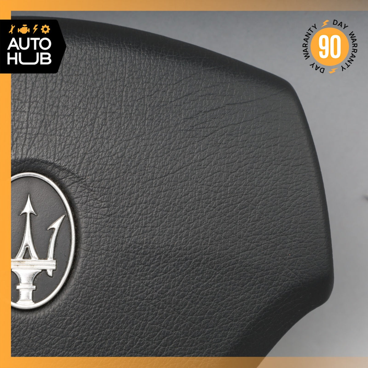 03-13 Maserati Quattroporte M139 Steering Wheel Air Bag Airbag Black OEM - photo 2