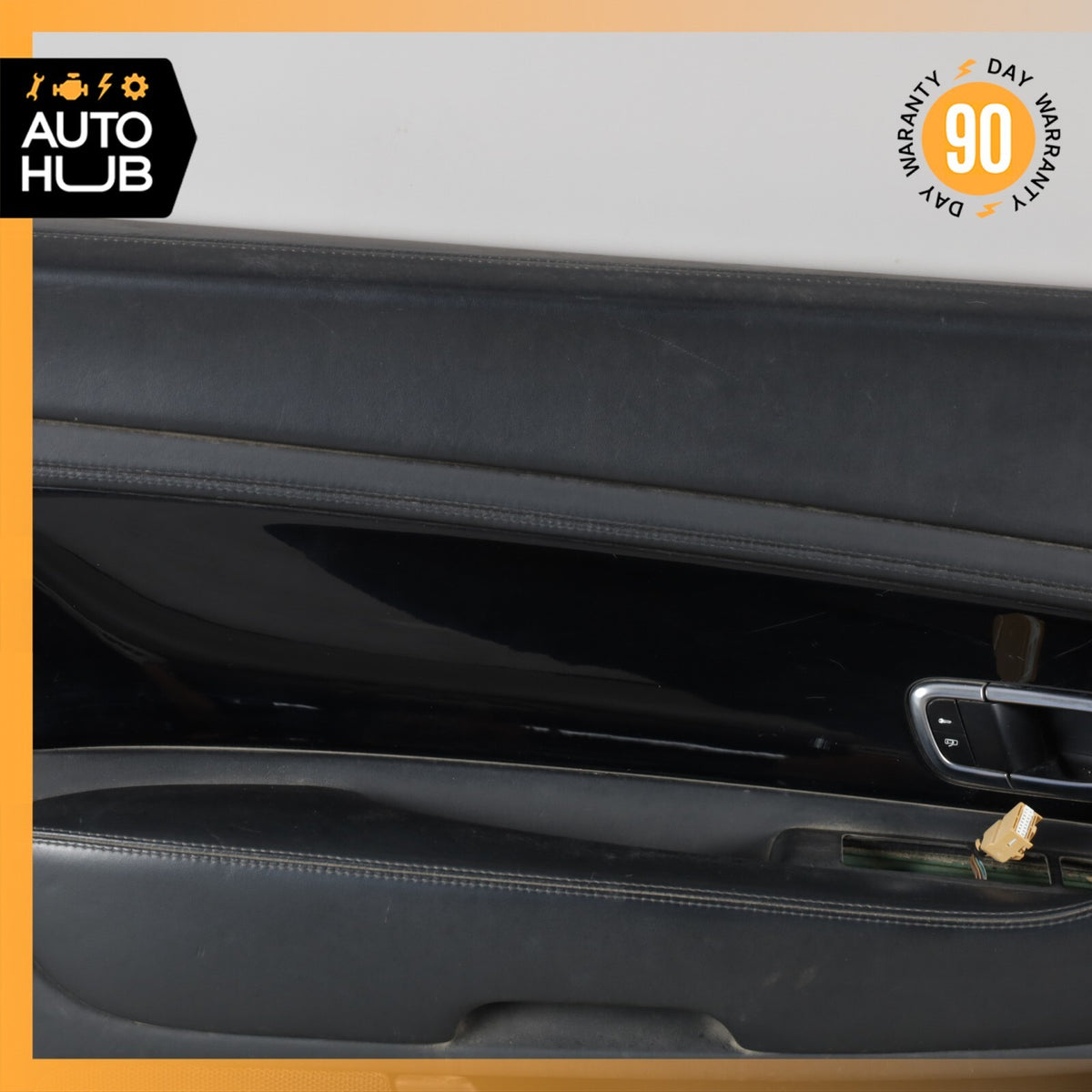 03-10 Bentley Continental GT Left Driver Side Interior Door Panel Black OEM 61k - photo 4