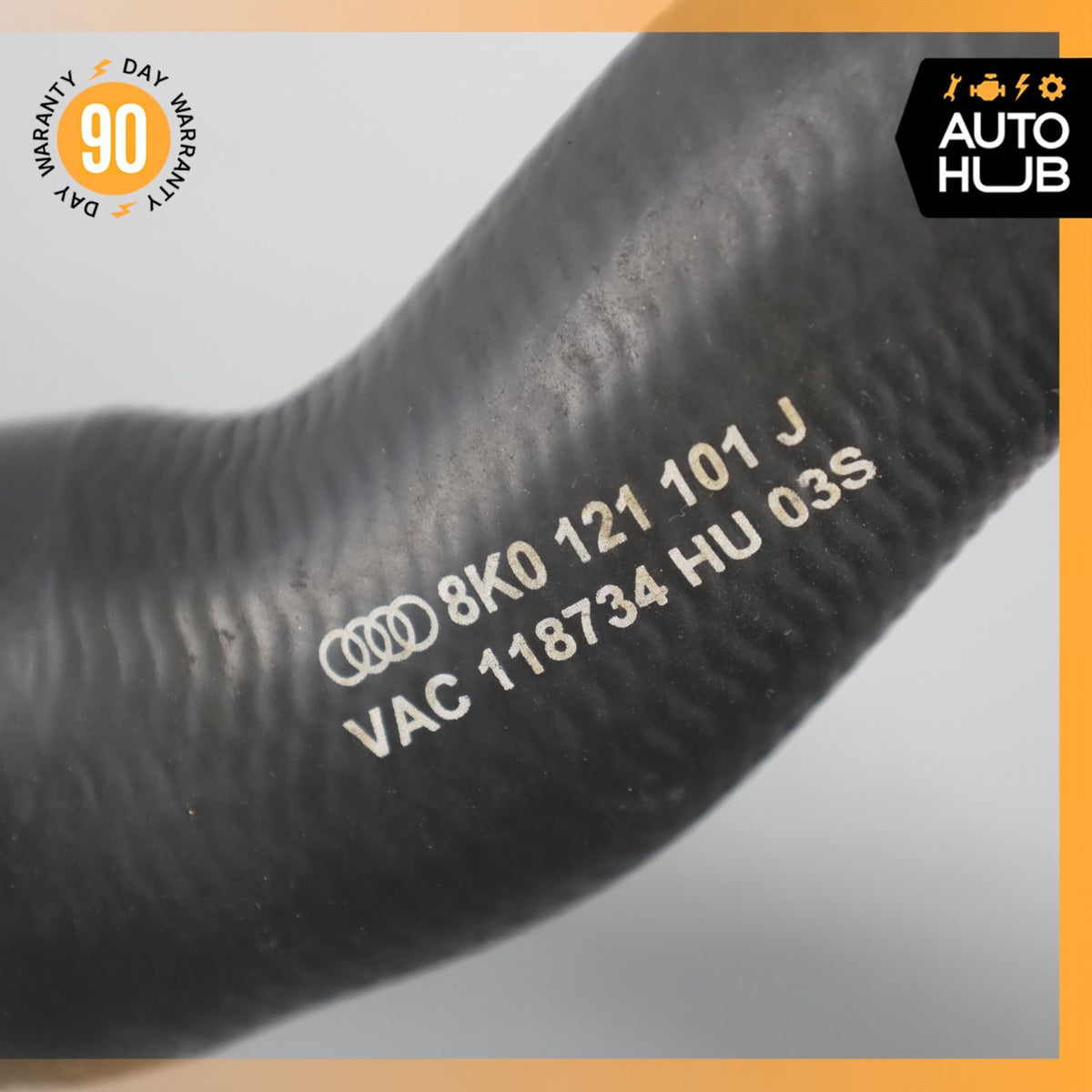 Audi S5 Engine Motor Radiator Coolant Pipe Hose 8K0121101J OEM - photo 9