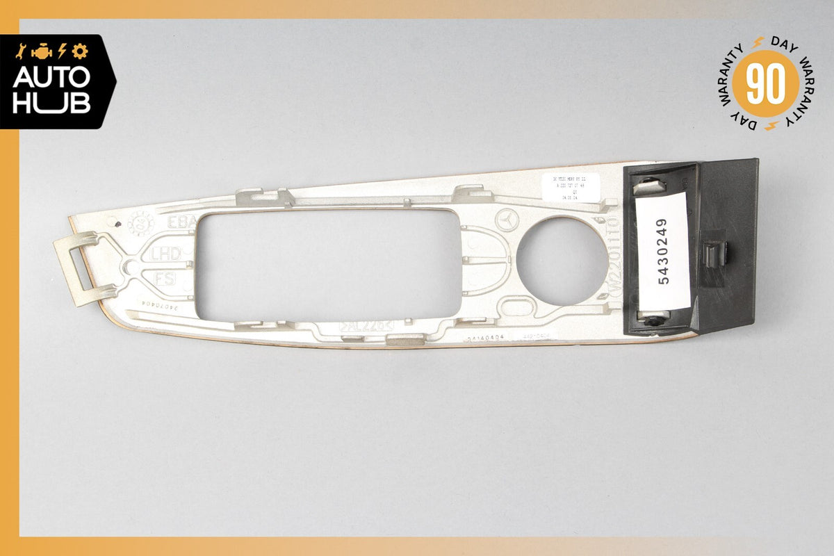 03-06 Mercedes W220 S55 AMG S500 Front Left Master Window Trim Bezel Wood OEM - photo 5