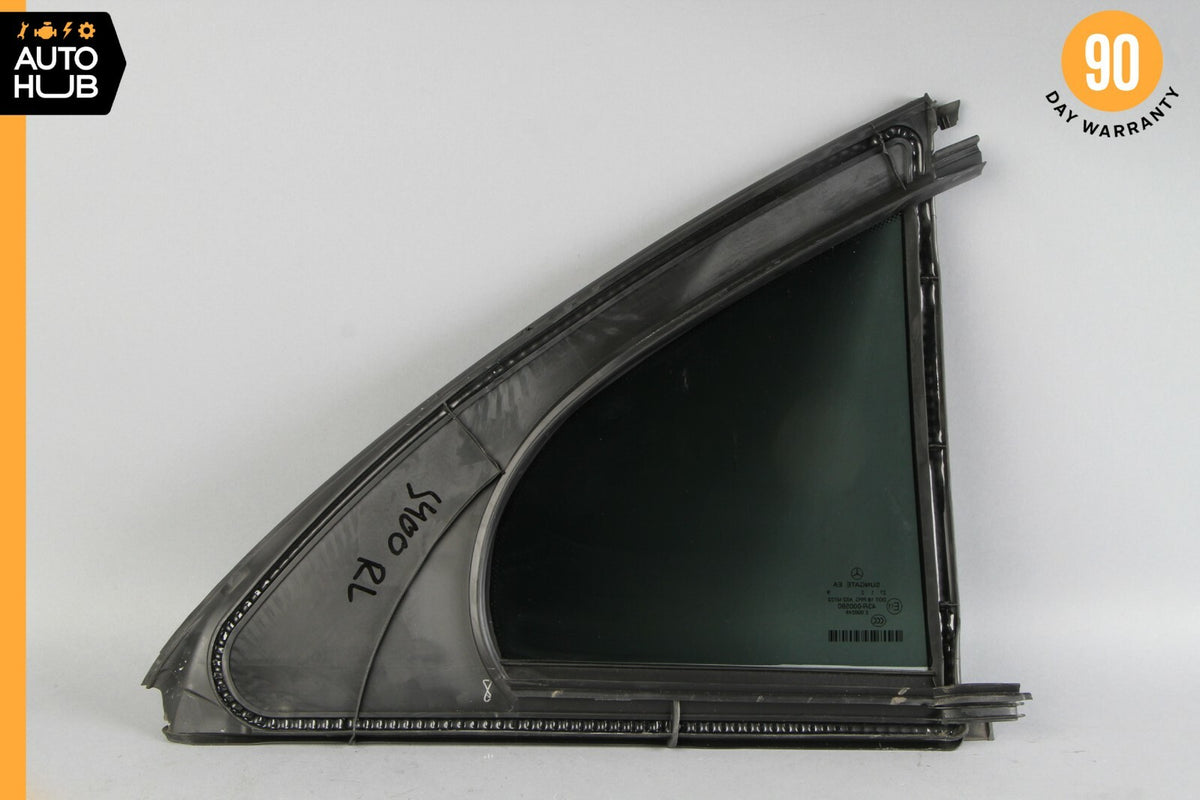 07-13 Mercedes W221 S400 S65 AMG Quarter Window Glass Rear Left Driver Side OEM - photo 6