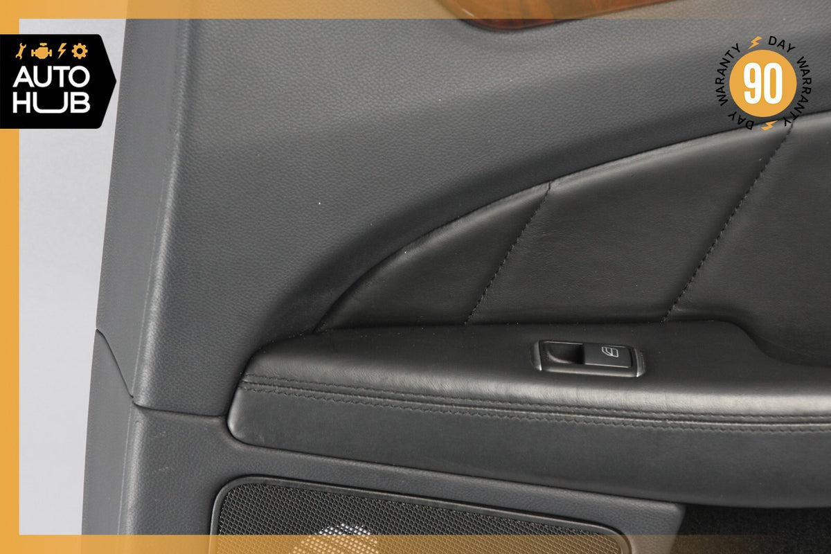 Mercedes W218 CLS63 AMG Rear Right Side Interior Door Panel Nappa Black OEM - photo 8